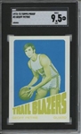 1972 Topps #3 Geoff Petrie 9 card progressive proof.